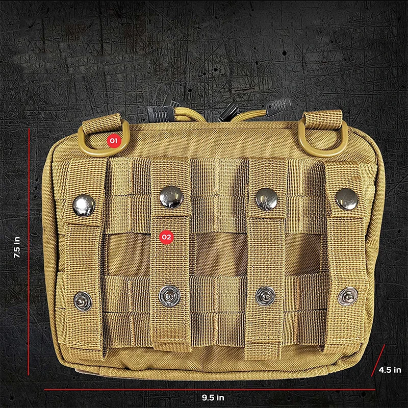 Molle Tactical First Aid Kits Medical Bag Emergency Outdoor Hunting Car Emergency Camping Survival Tool Bag EDC Pouch