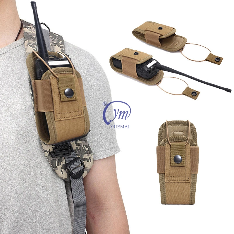 Military Tactical Durable Molle Radio Walkie Talkies Pouch for Hunting Outdoor Activities