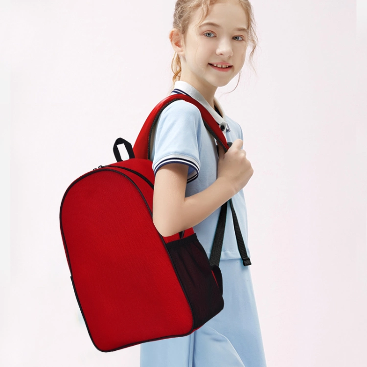 Children School Bags Pure Color Nylon Toddler Kids Backpack Kindergarten Boys Girls Mini Book Bag