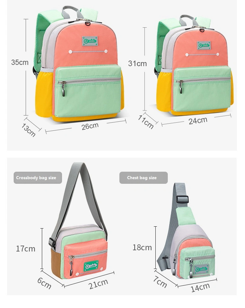 Original Design Large Capacity 3-12 Years Old Use School Bag High Quality Kindergarten Backpack