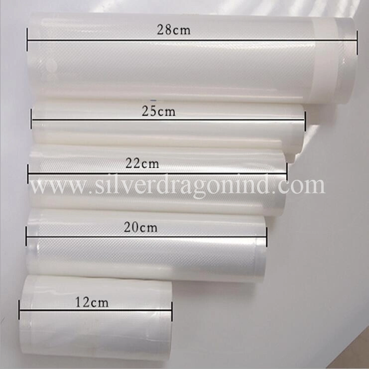 Custom Plastic PE Embossed Vacuum Pouch/Bag on Roll for Food Packaging