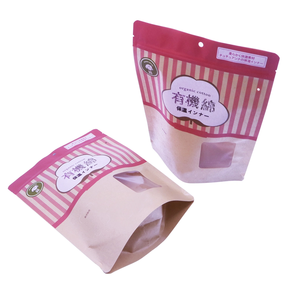 Customize 100% Recyclable Plastic PVC Shrink Sleeve Stand up Pouch with Top Zipper Pet Food OEM Plastic Bag
