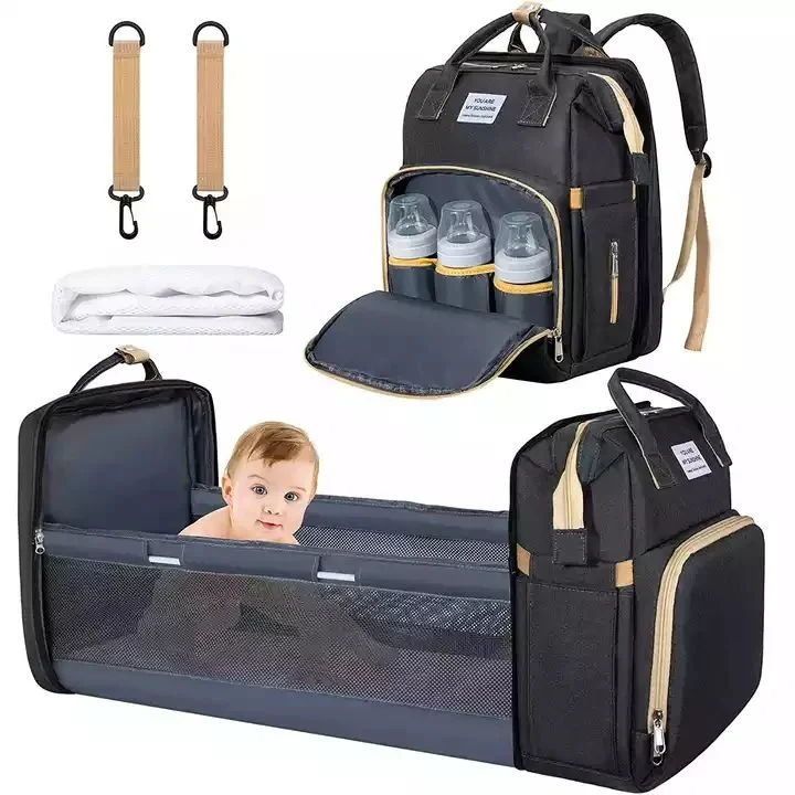 Waterproof Organizer Designer Baby Backpack Diaper Bag with Changing Station for Mother