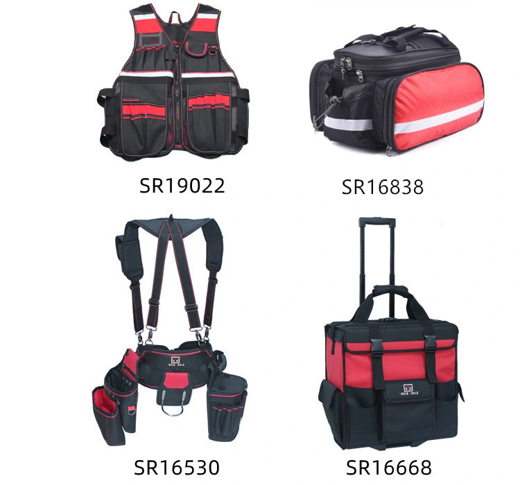 Portable Equipment Polyester 600d Foldable Electrician Tool Bag Pouch