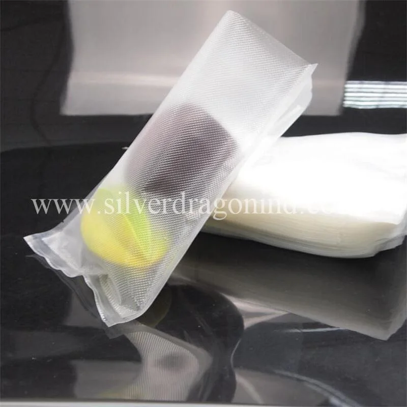 Custom Clear Embossed Plastic Vacuum Pouch/Bag for Household Food Freezing