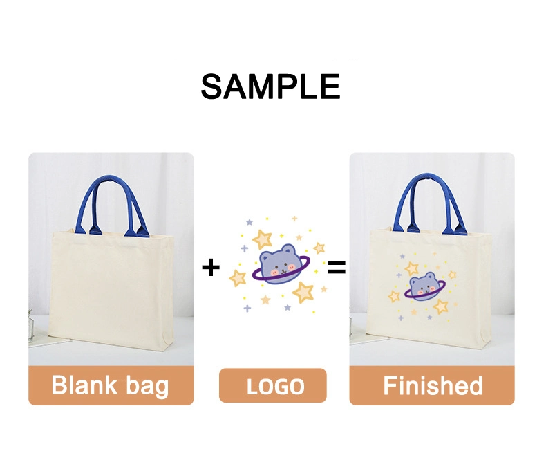 Wholesale High Quality Number Office Travel School Canvas Tote Bag