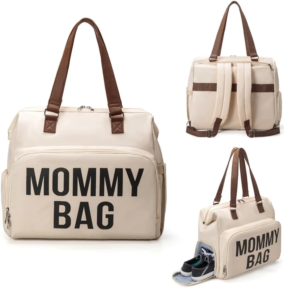 Labor Hospital Bag, Mommy Backpack with 14 Pockets