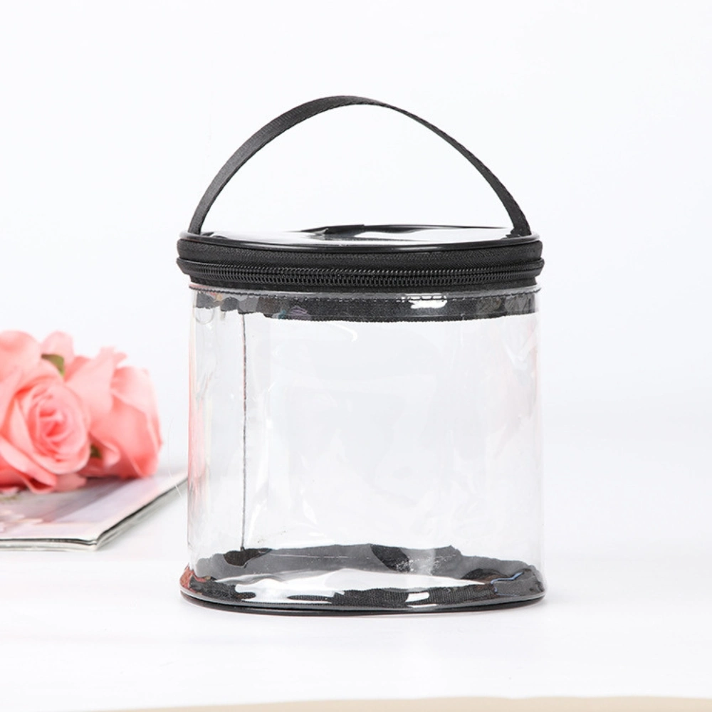 Waterproof Clear Cosmetic PVC Tote Bag Transparent Makeup Pouch Ci22384