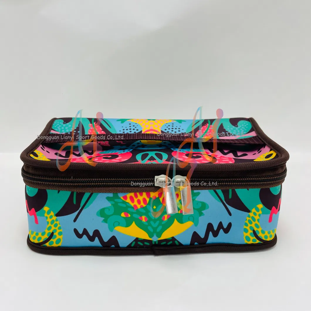 Wholesale Customized Boho Chic Neoprene Makeup Bag with Luxury Style Designer Cosmetic Pouch for Trendsetters
