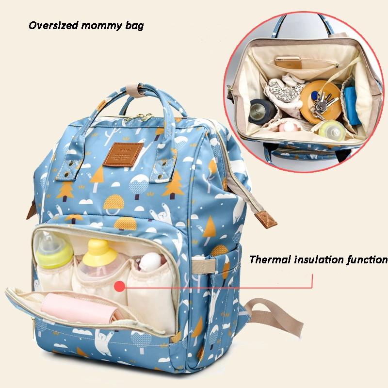 Multi-Function Waterproof Nappy Bags Shoulder Tote Mummy Baby Bag Diaper Backpack