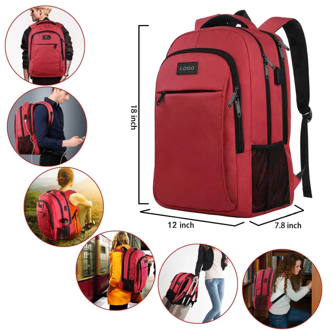 Fashion Business School Sport Computer Laptop Bag Travel Backpack