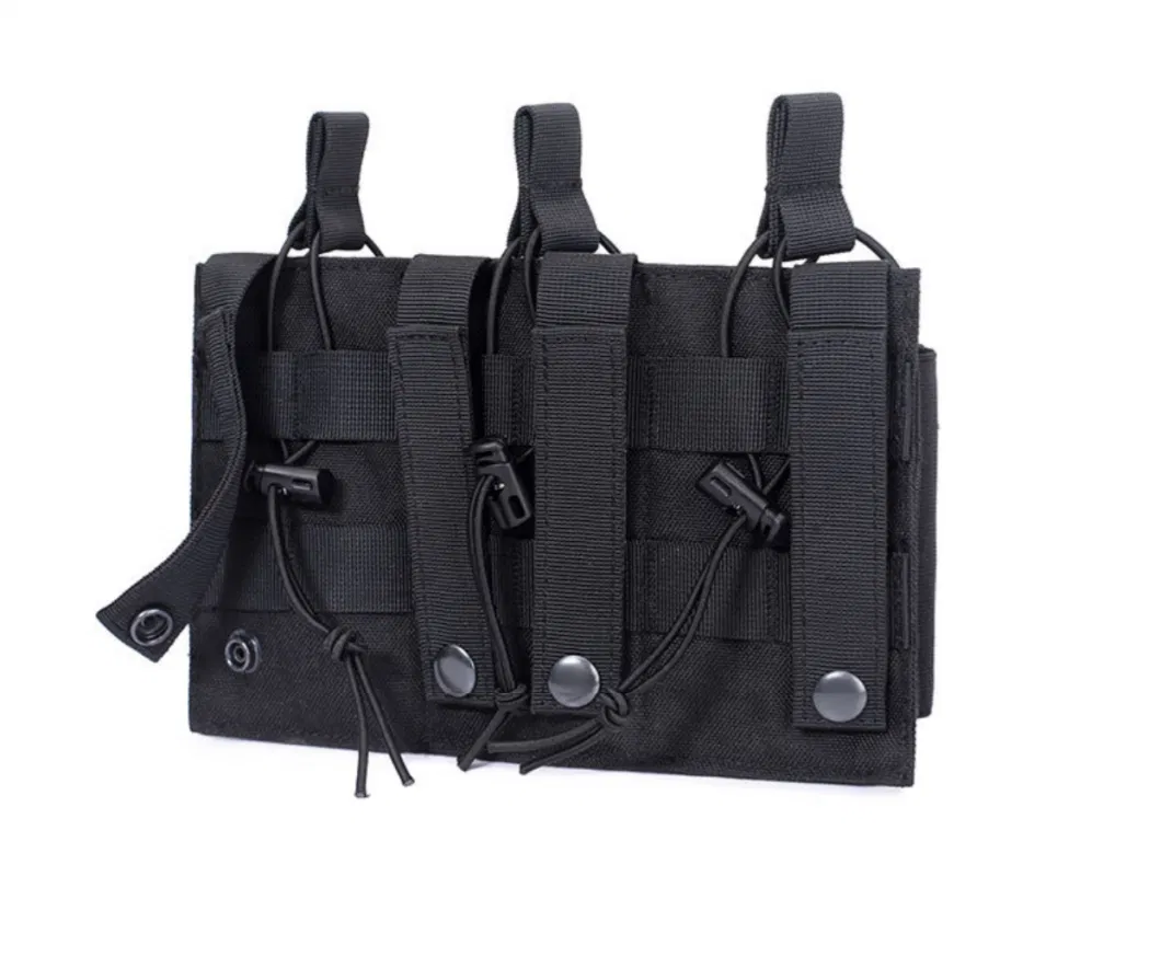 Outdoor Carrier Bag Molle CS Paintball Holster Lightweight Triple Tactical Belt Pouch