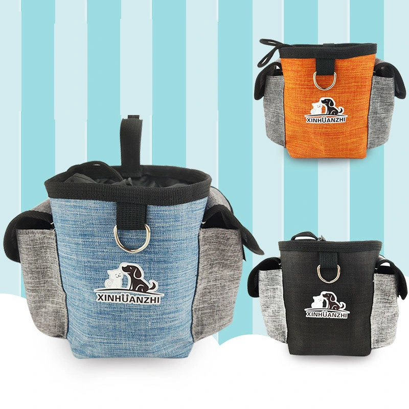 Dog Treat Pouch Running Pack Belt with Logo Waist Packaging Fanny Pack Snack Supply Carrier Travel Poop for Food Portable Pet Training Bag