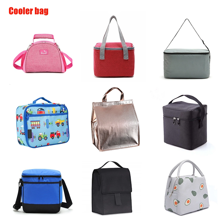 High Quality Insulated Children Zipper Picnic Tote Bag Portable Cute Cartoons Character Kids School Lunch Cooler Bag