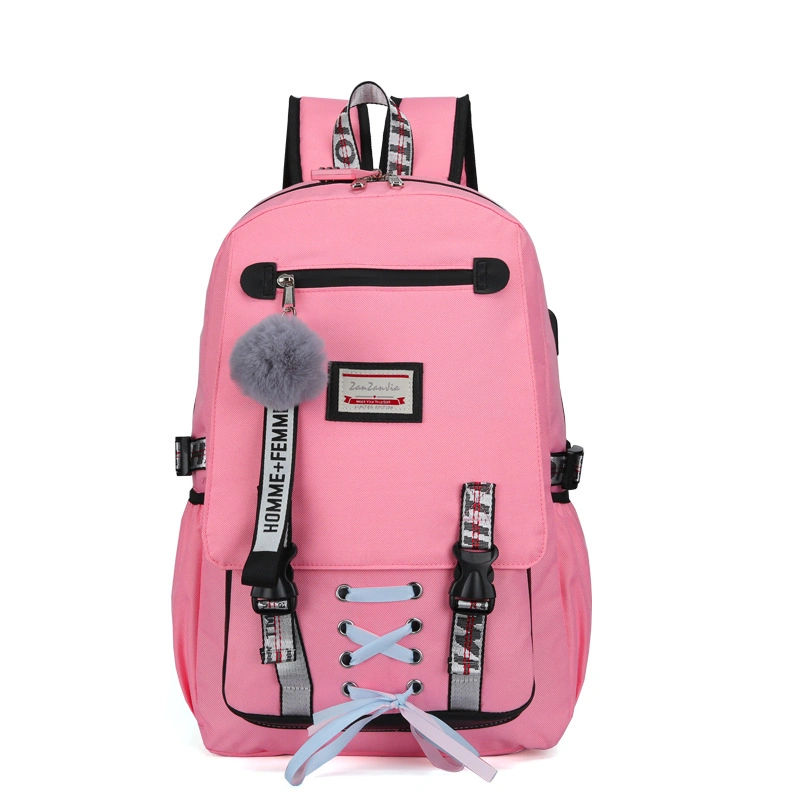 Large School Bags for Teenage Girls USB with Lock Anti Theft Backpack Women Book Bag Big High School Bag Youth Leisure College