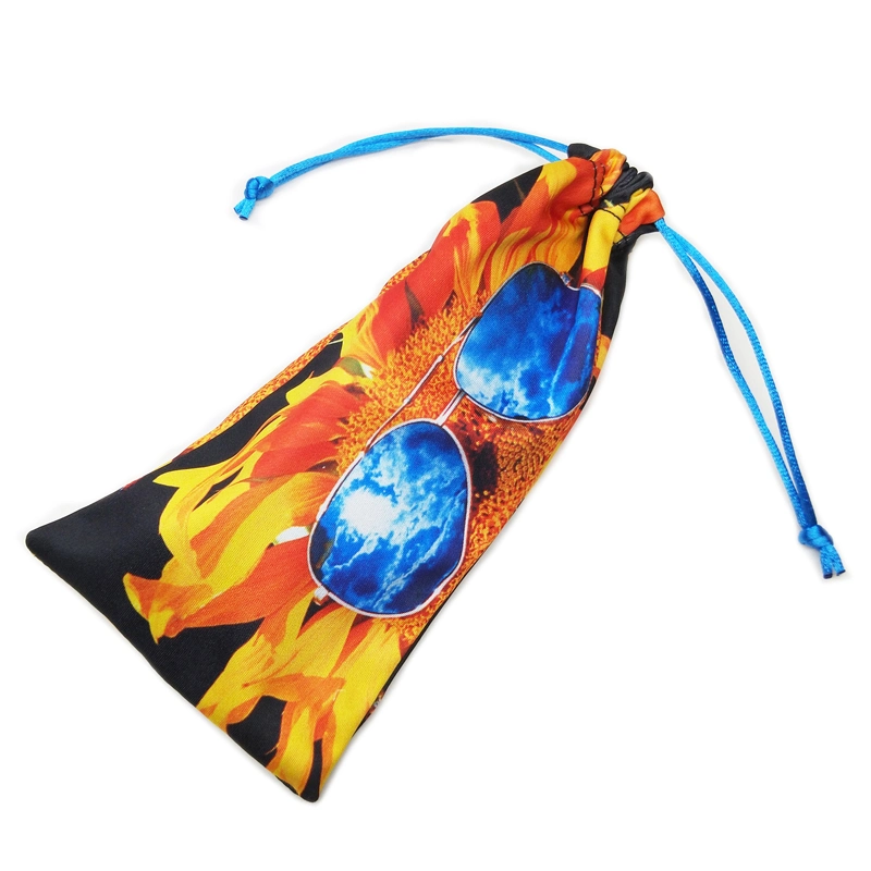 Custom Logo Printed Microfiber Sunglasses Glasses Eyeglasses Pouch Bag