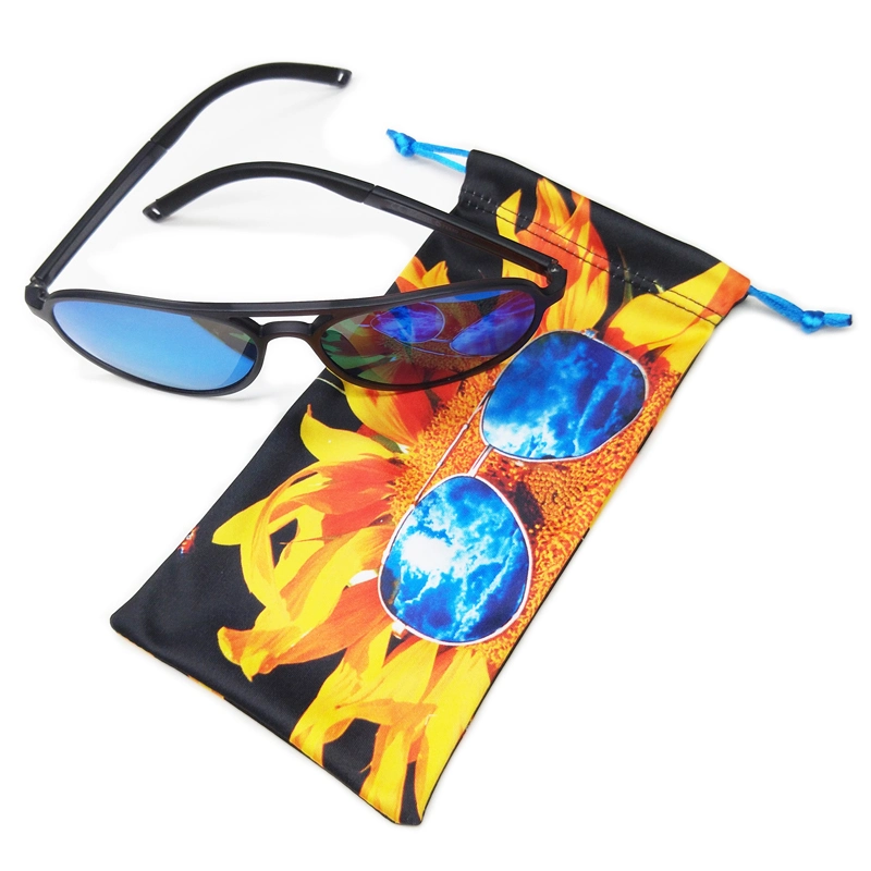 Custom Logo Printed Microfiber Sunglasses Glasses Eyeglasses Pouch Bag