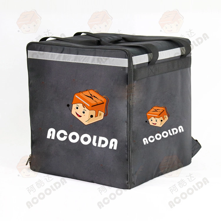 Cheap Dropshipping Stock Keep Personalized Warm Fast Pizza Food Delivery Bag Expandable Foldable Insulated Thermal Cooler Bag for Frozened Deliveri Food