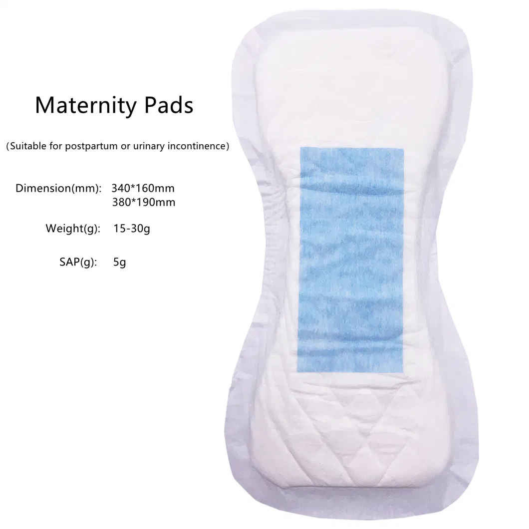 Private Label Menstrual Pads Organic Cotton Menstrual Pads for Hospitals