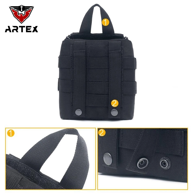New Arrival Portable Outdoor Molle Tactical Ifak EMT Emergency Pouch Survival Tactical First Aid Kit