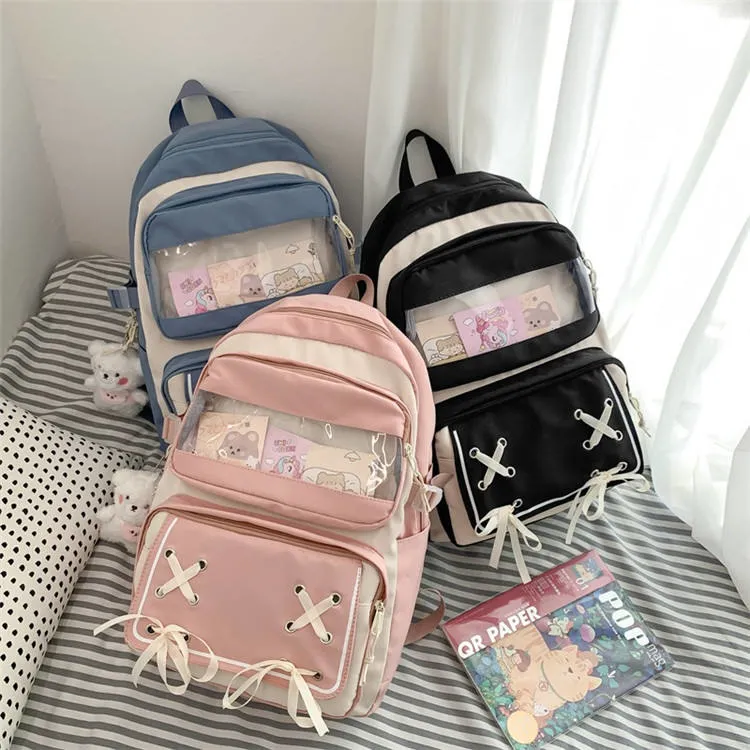 Fashion Cute Teenager Waterproof Large Capacity High Quality School Bags for Girls