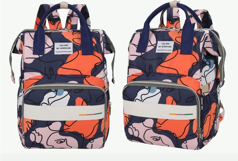 Sales Promotion Maternity Backpack Diaper Bag Baby Nappy Backpack Bag