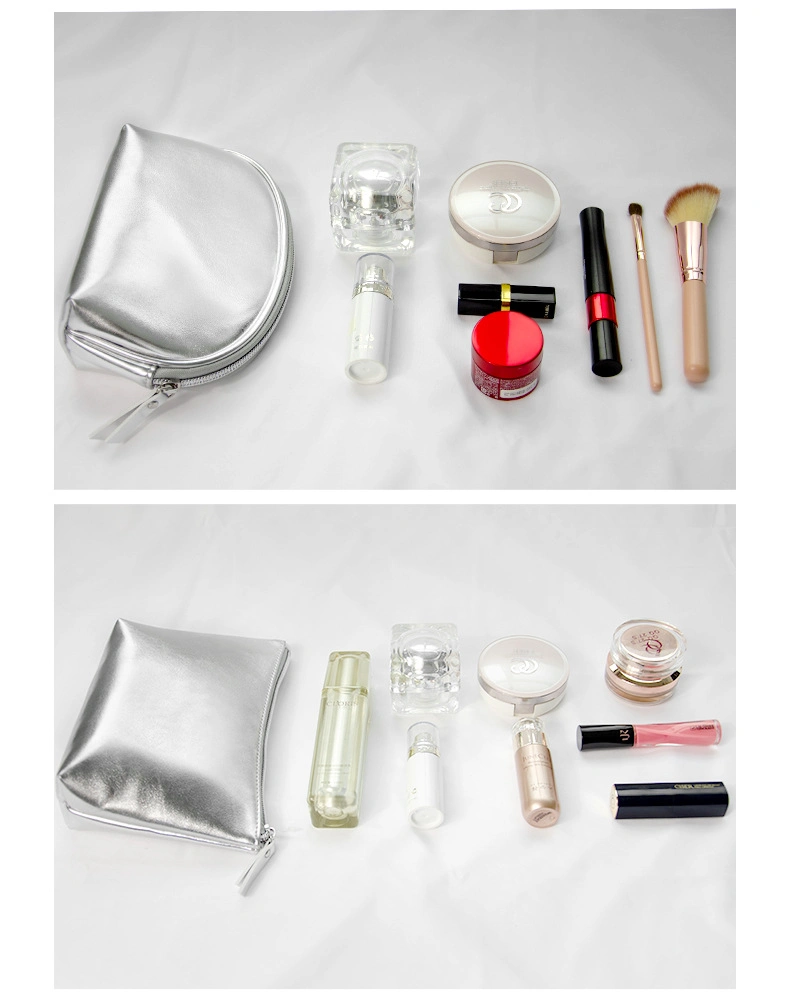 Factory Custom Premium Digital Printing Cosmetics Makeup Pink PU Travel Toiletry Women&prime;s Cosmetic Bag
