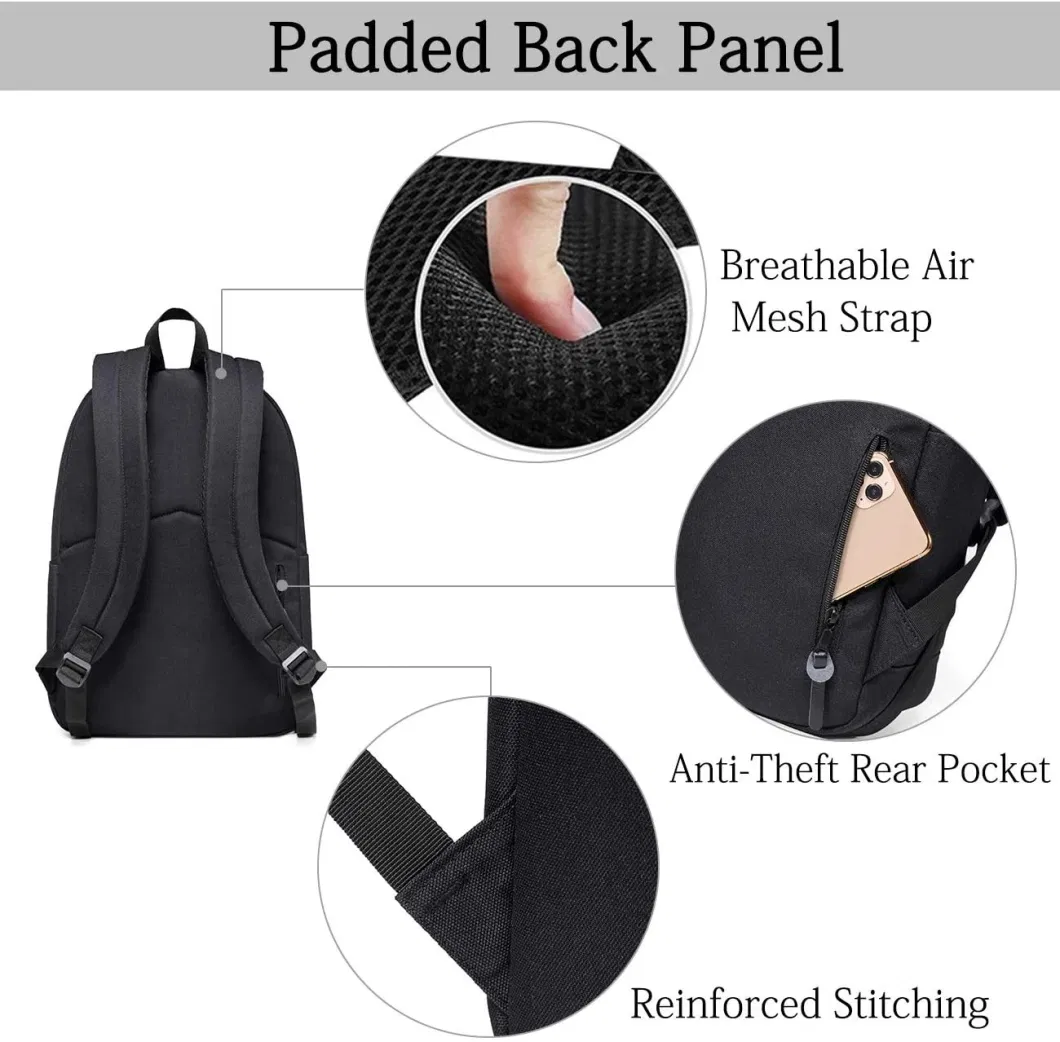 Fashion Polyester Hiking Sports Travel School Laptop Shoulder Bag Backpack