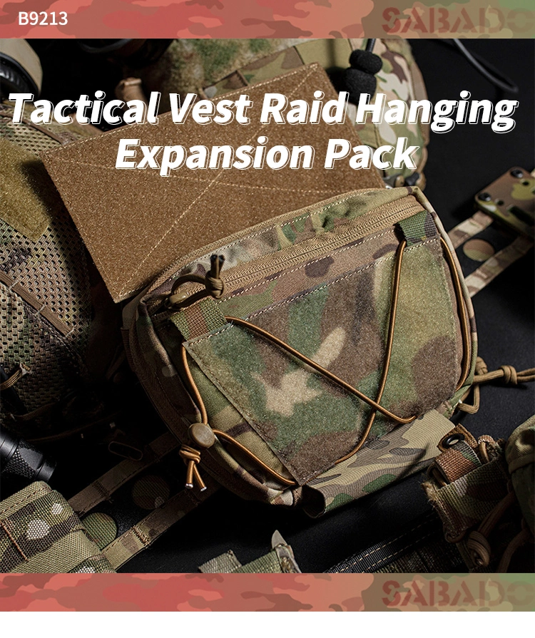 Sabado Chest Rig Tactical Drop Dump Pouch for Expandable Pouch and Hook-and-Loop Attachment System Arc CPC Jpc Fcpc Vest