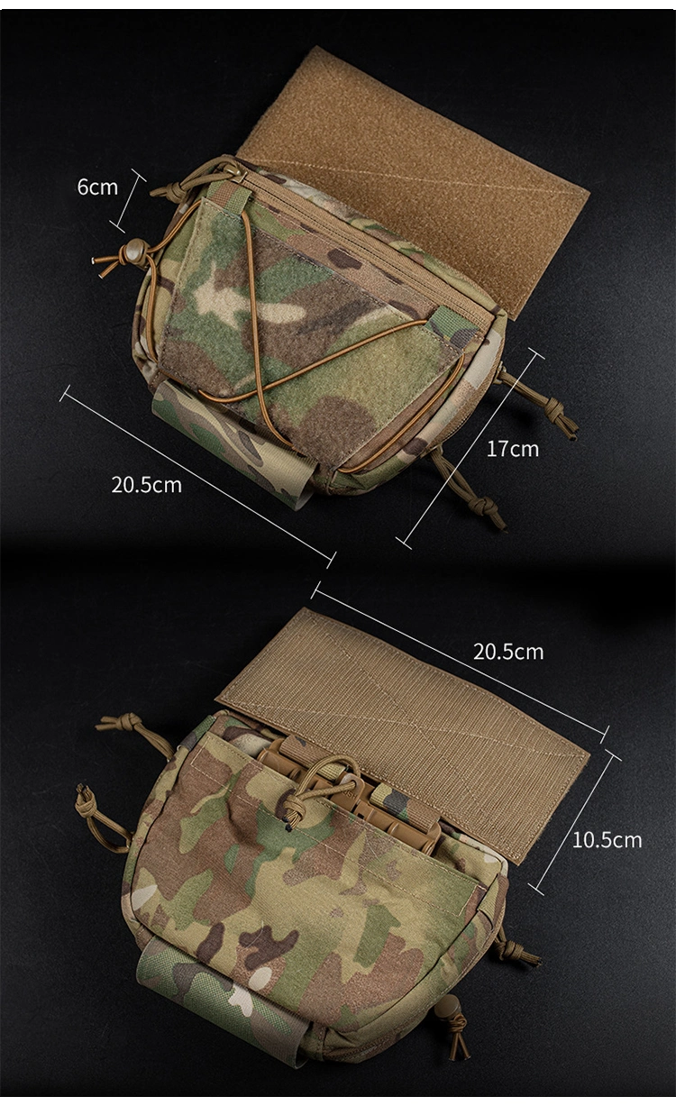 Sabado Chest Rig Tactical Drop Dump Pouch for Expandable Pouch and Hook-and-Loop Attachment System Arc CPC Jpc Fcpc Vest