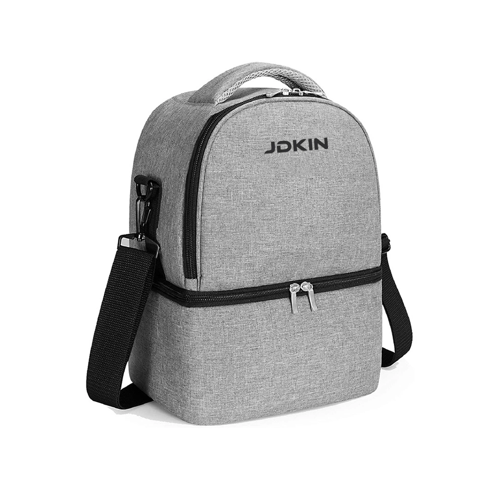 New Arrival Double Deck Insulated Cooler Lunch Bag for Kids Men Women for School Work