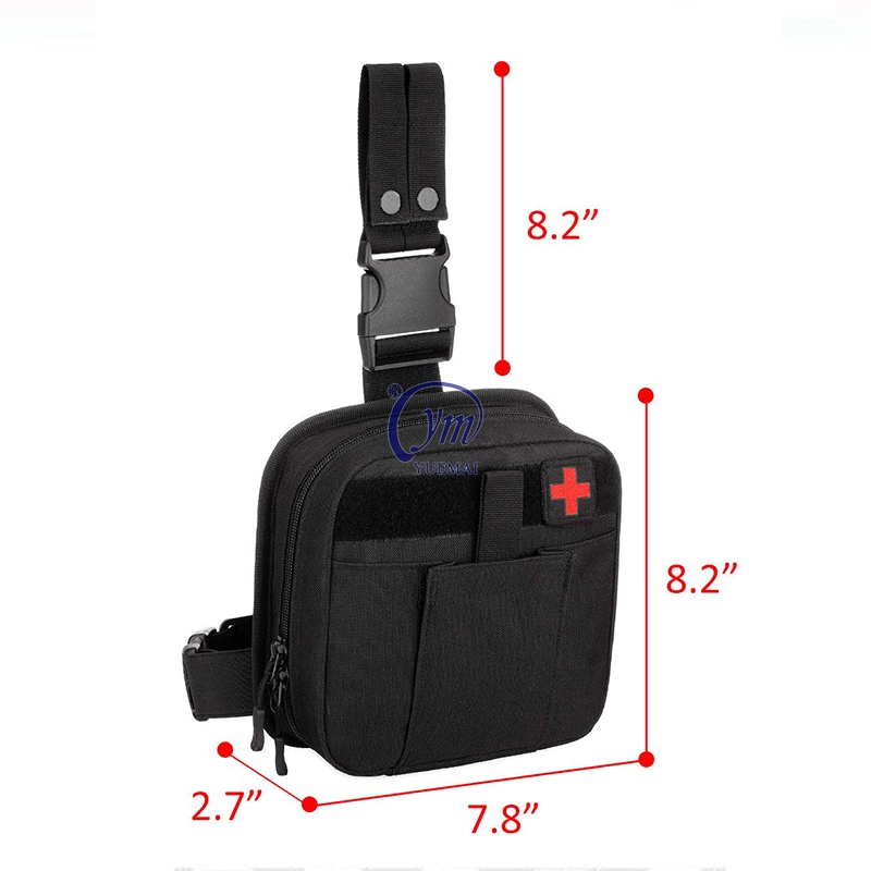 Multi-Functional Tactical Molle Medical Pouch Bag First Aid Kit Trauma Kit Drop Leg Thigh Hip Bag