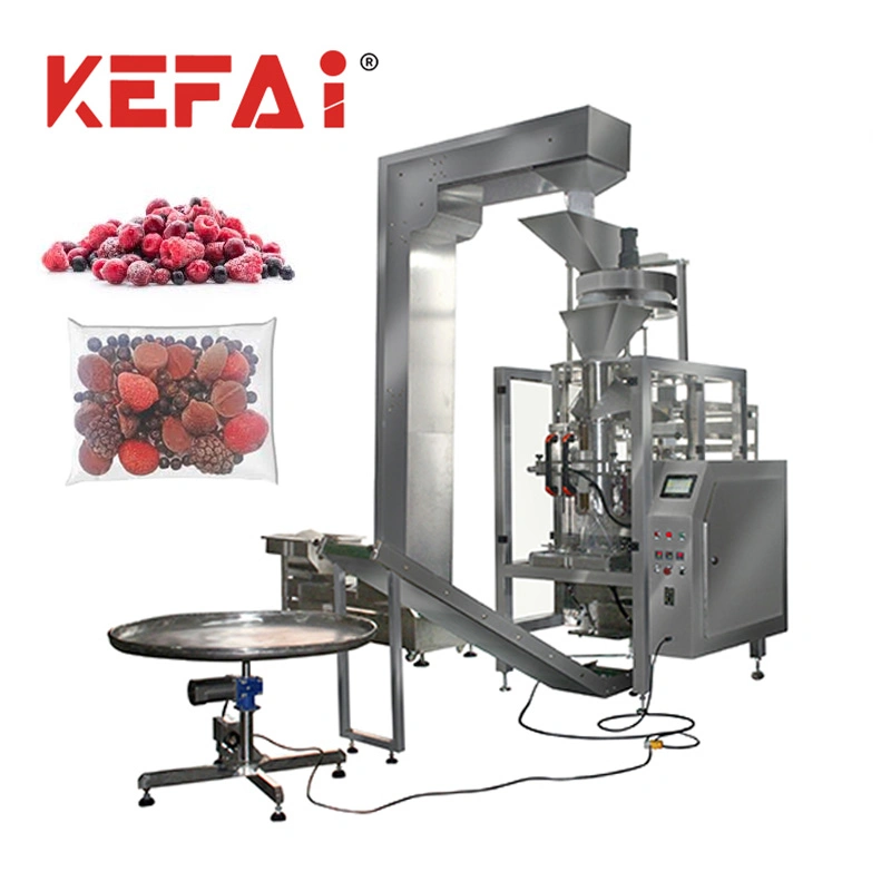 Kefai Horizontal Frozen Fruit Packing and Sealing in Pouches Flowpack Packaging Machine