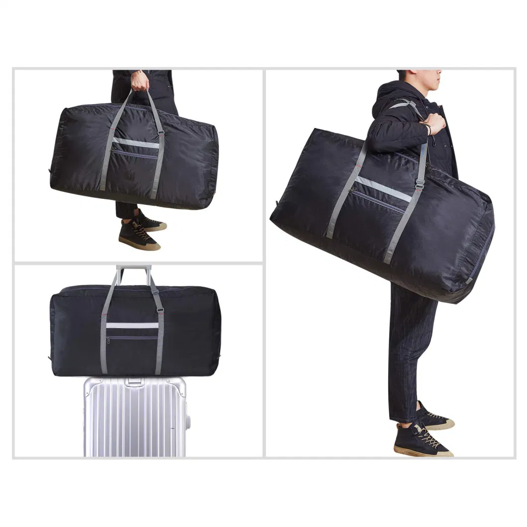 Best Selling Portable Waterproof Travelling Handbags Fitness Bag with Foldable Factory Custom Men Womentravel Weekend Duffel Bag RS-RC-326