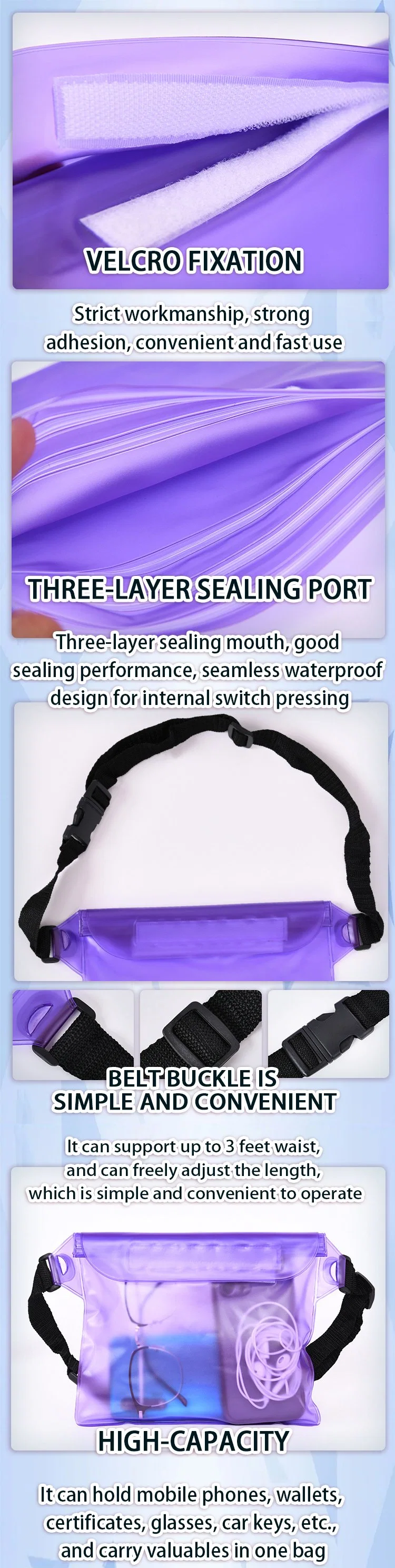 Wholesale Floating PVC Mobile Phone Waterproof Bag Case Cell Phone Dry Bag Waterproof Phone Pouch