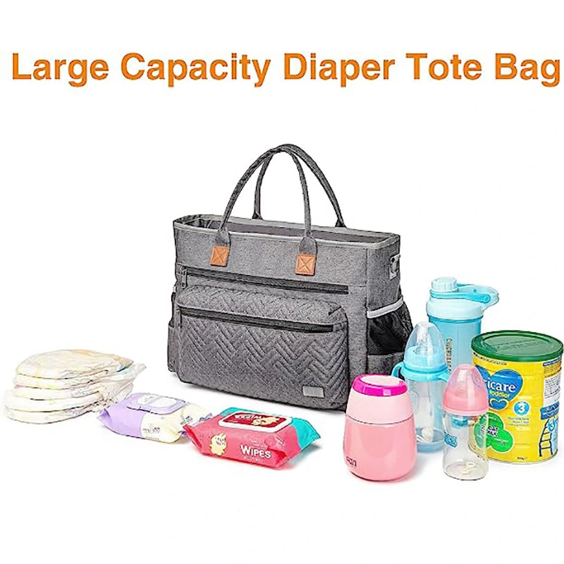 Large Capacity Multifunction Diaper Bag Tote Mommy Bag
