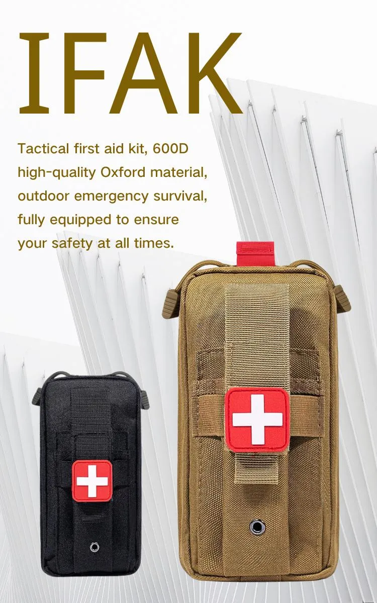 Ifak Molle Trauma Survival Tactical Bag Combat Medical Emergency First Aid Kit Ifak Pouch