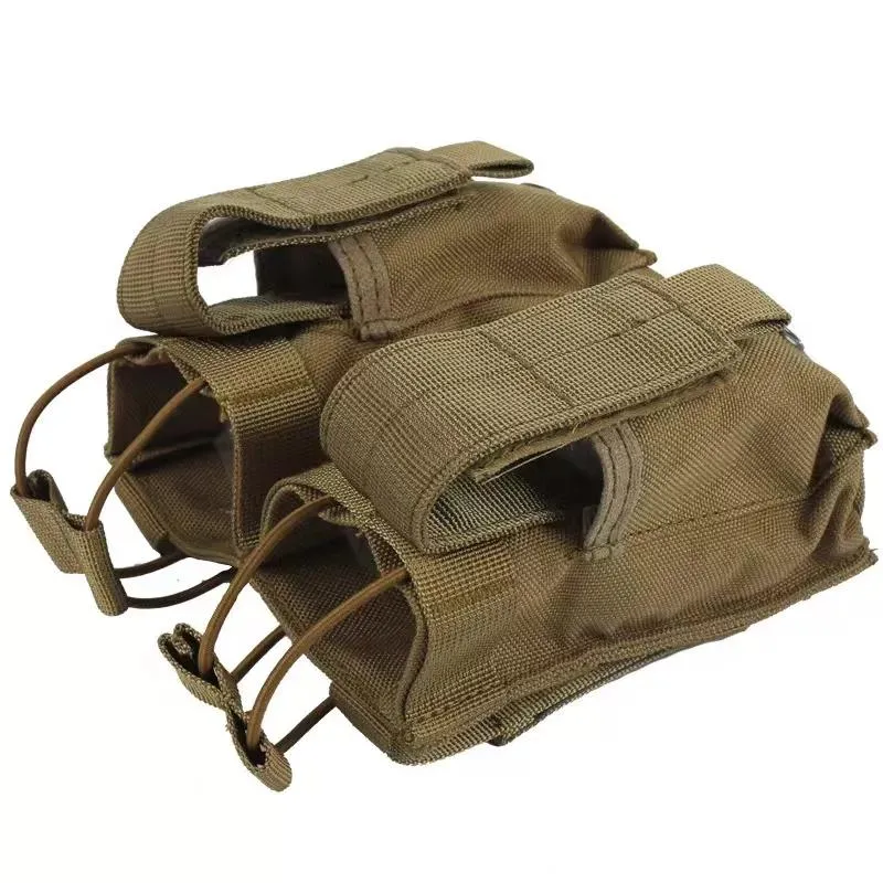 Yuemai Military Tactical Double Pouch Mag Magazine Pouch for Outdoor Combat Hunting