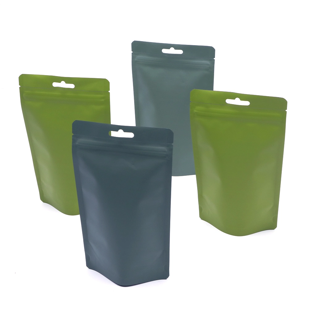 Customize 100% Recyclable Plastic PVC Shrink Sleeve Stand up Pouch with Top Zipper Pet Food OEM Plastic Bag