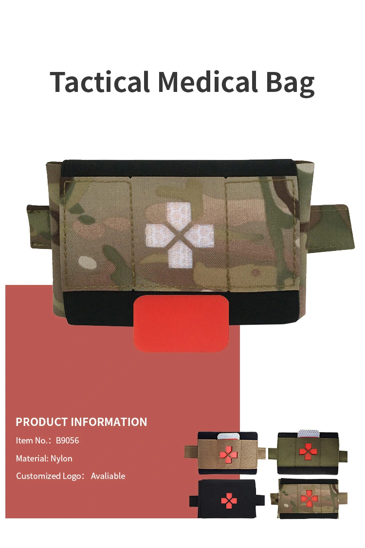 Sabado 2022 New Design Outdoor First Aid Bag Utility Molle Emergency Survival Ifak EDC Pack Tactical Medical Pouch