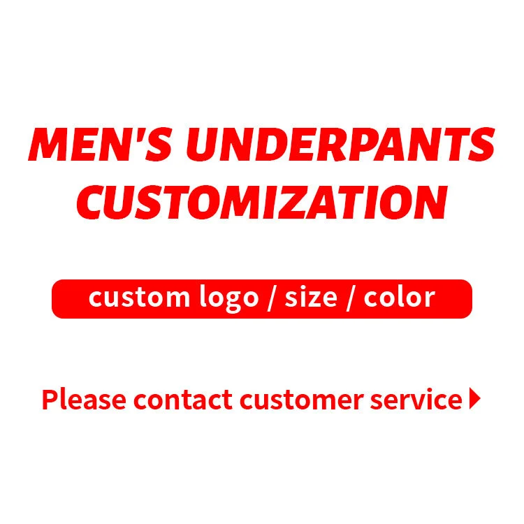 Mens Boxer Classic Solid Color Cotton Stretch Briefs Boxers Shorts Open Fly Pouch Men&prime;s Underwear Custom