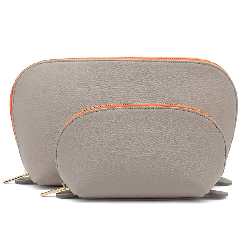 BSCI Factory Custom Leather Travel Case Makeup Bag Women&prime;s Cosmetic Bag