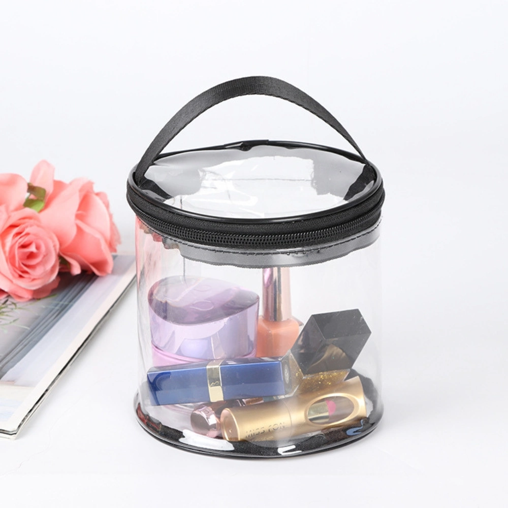 Waterproof Clear Cosmetic PVC Tote Bag Transparent Makeup Pouch Ci22384