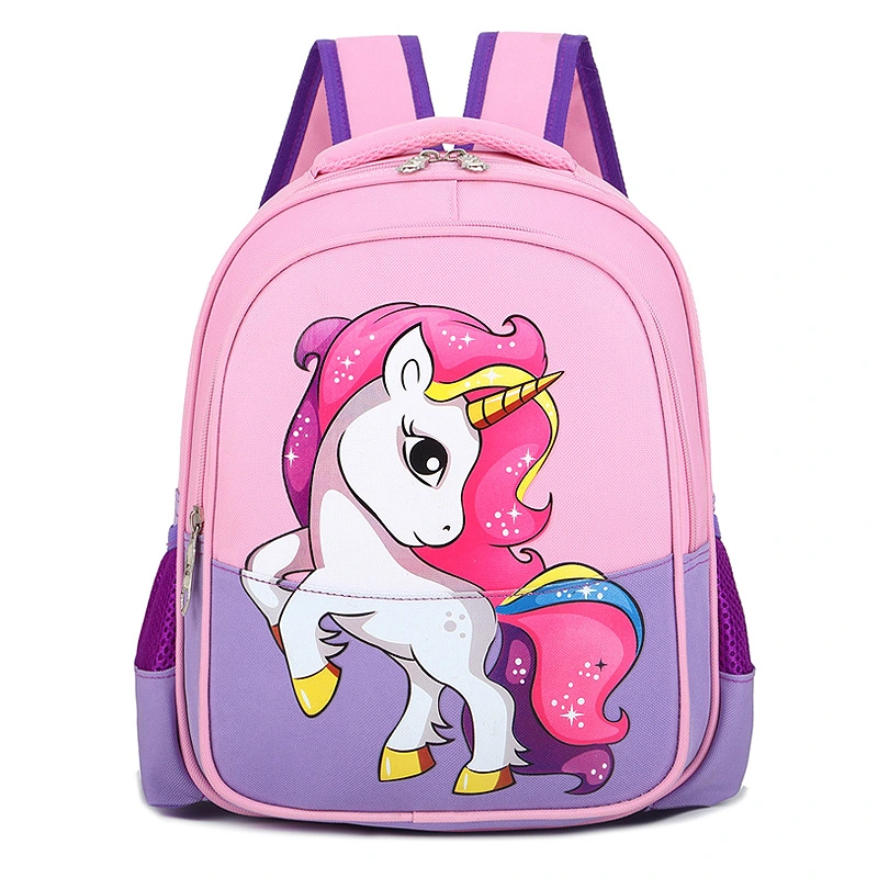 (WD6123) Childrens Backpack Children School Bag Steamedbun School Bag Cartoon School Bag