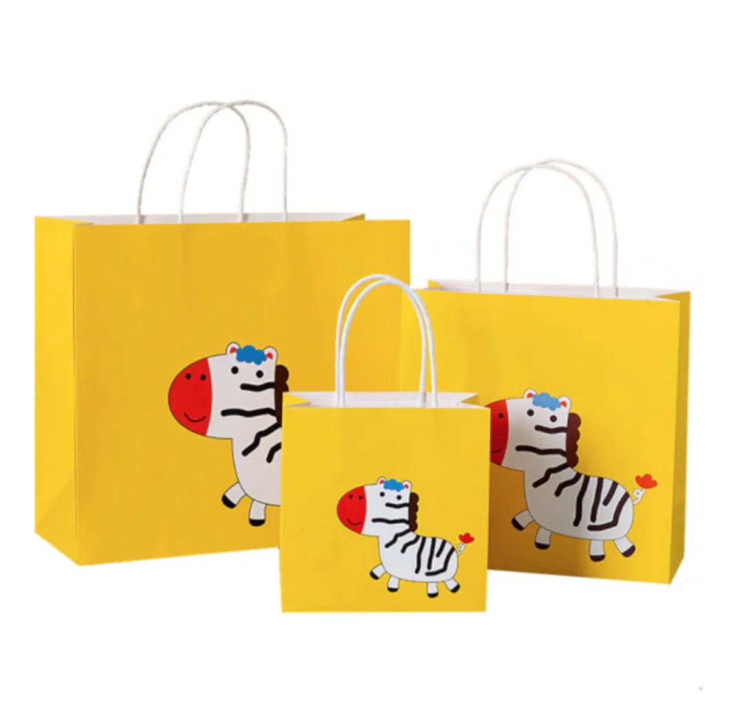 Cartoon Art Paper Printing Gift Bag Food Bag