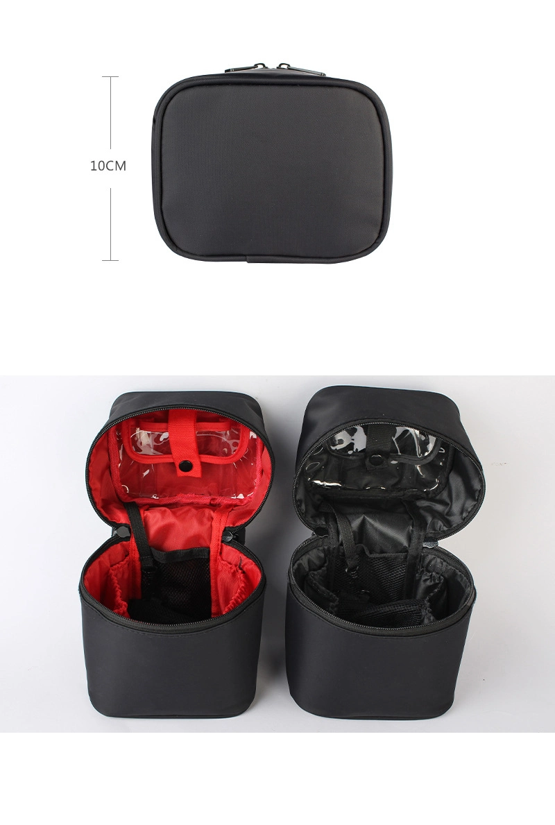 Sh2310 Vertical Makeup Brush Bags Organizer Toiletry Storage Waterproof Logo Bulk Travel Small Lipstick Packaging Wholesale Custom Nylon Cosmetic Bag