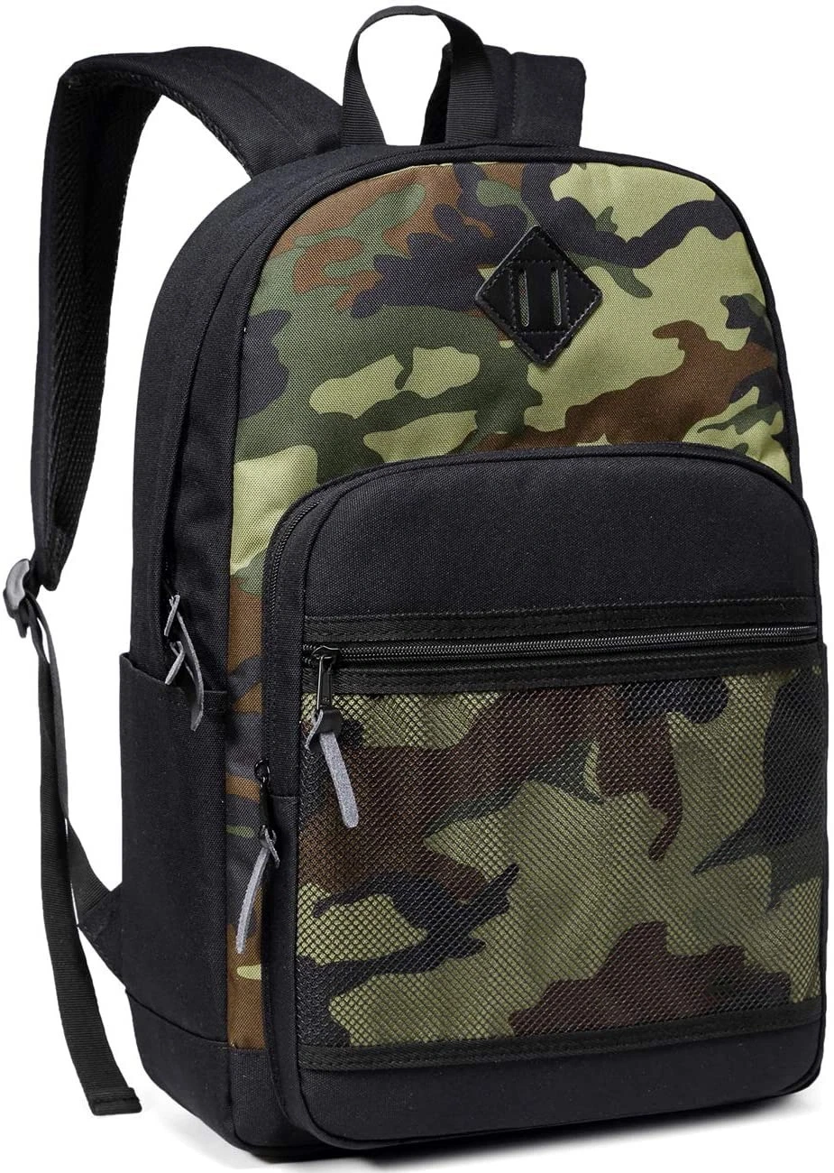 Fashion Polyester Hiking Sports Travel School Laptop Shoulder Bag Backpack