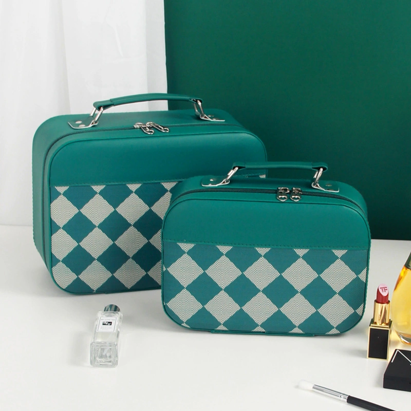 (WD12956) Small Fragrance Makeup Bag Simple Three-Dimensional Zipper Makeup Bag Portable Women&prime;s Portable Cosmetic Storage Bag