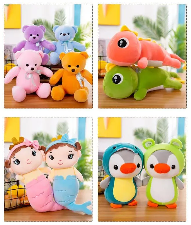 Mini Plush Animals Toy Set Goody Bags Filler for Boys Girls Child Kid Small Star Smiley Plush Colorful Sea Animal Toy