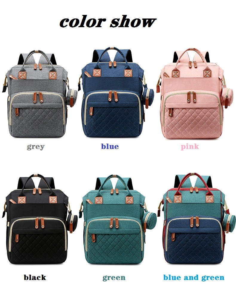 Function Waterproof Diaper Bag Casual Bag Fashionable Backpacks Mummy Backpack Large Capacity Maternity Backpacks for Baby Care